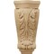 Ekena Millwork 6 1/4"W x 3 1/8"D x 13 1/2"H Medium Farmingdale Acanthus Pilaster Corbel, Cherry COR06X03X13FRCH - alternate 4